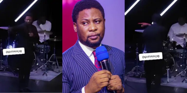 Pastor Femi Lazarus Sends Out Drummer for Disrupting Ministration, Sparks Online Reactions