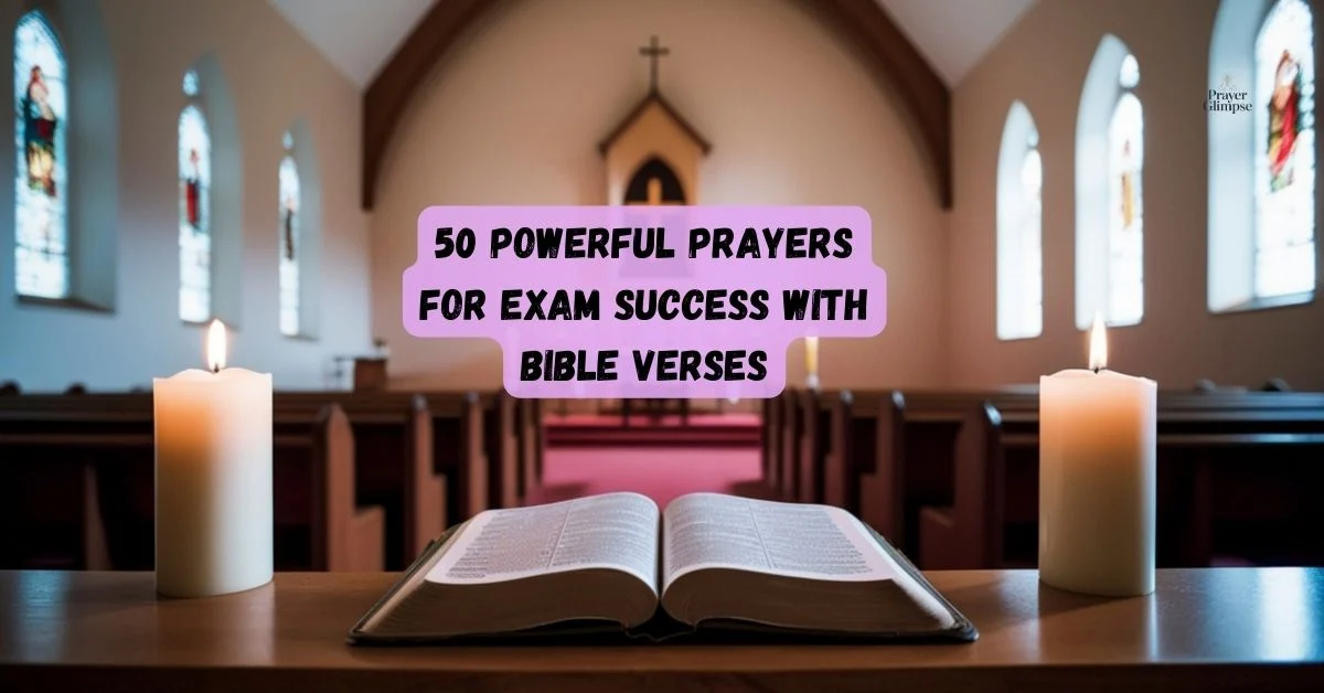 50 Powerful Prayers for Success in Exams