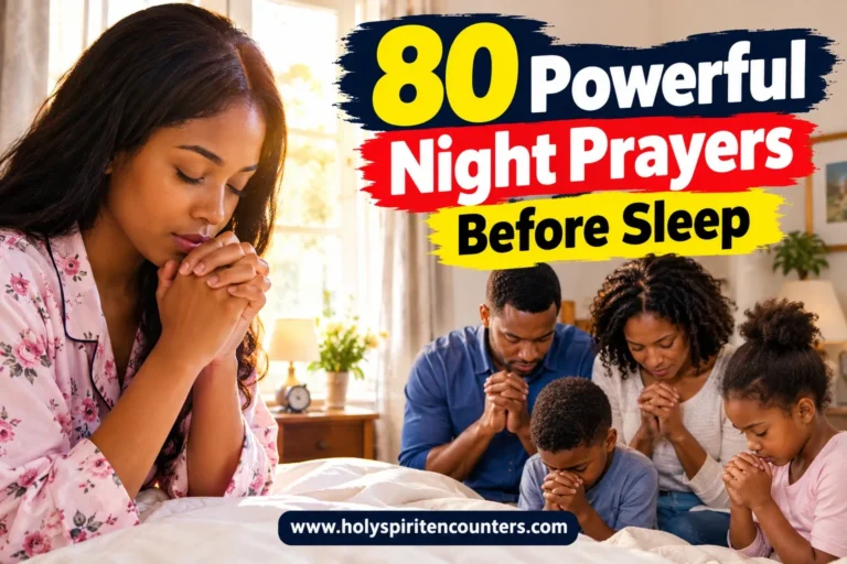 80 Powerful Night Prayers Before Sleep